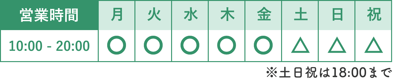 営業時間